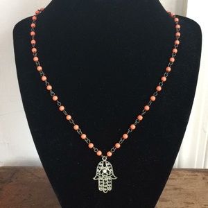 🧡 Beaded Hamsa Necklace 🧡